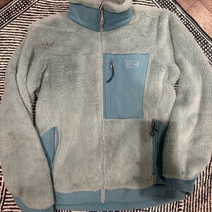 Mountain Hardwear Teal Fleece Jacket M